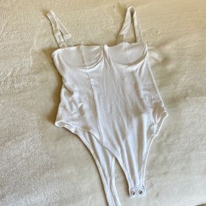 White Soft Bodysuit - Boutique